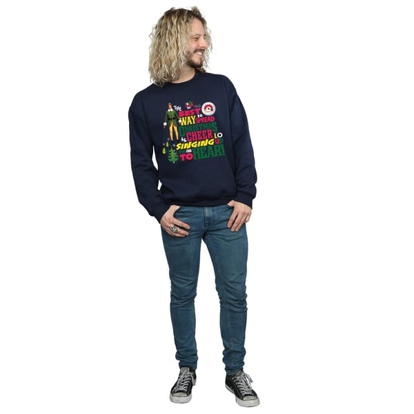Elf Mens Christmas Cheer Sweatshirt