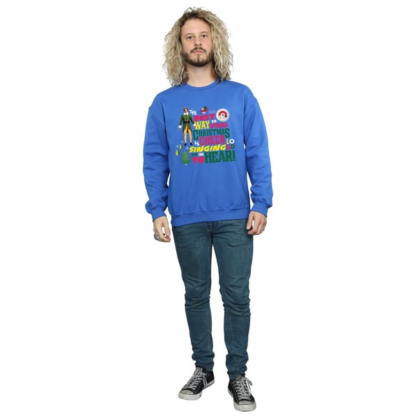 Elf Mens Christmas Cheer Sweatshirt