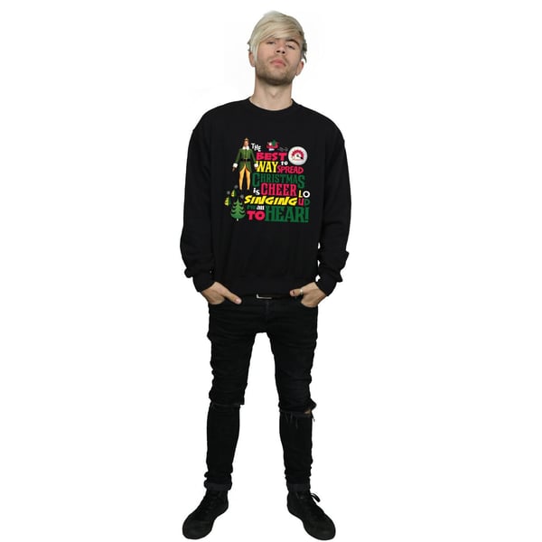 Elf Mens Christmas Cheer Sweatshirt