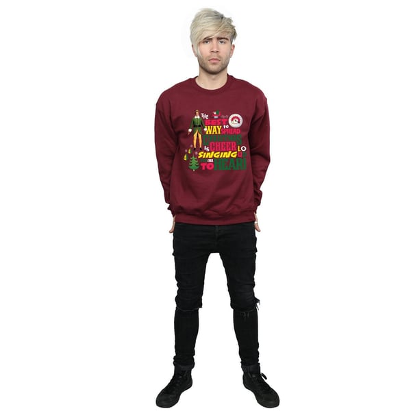 Elf Mens Christmas Cheer Sweatshirt