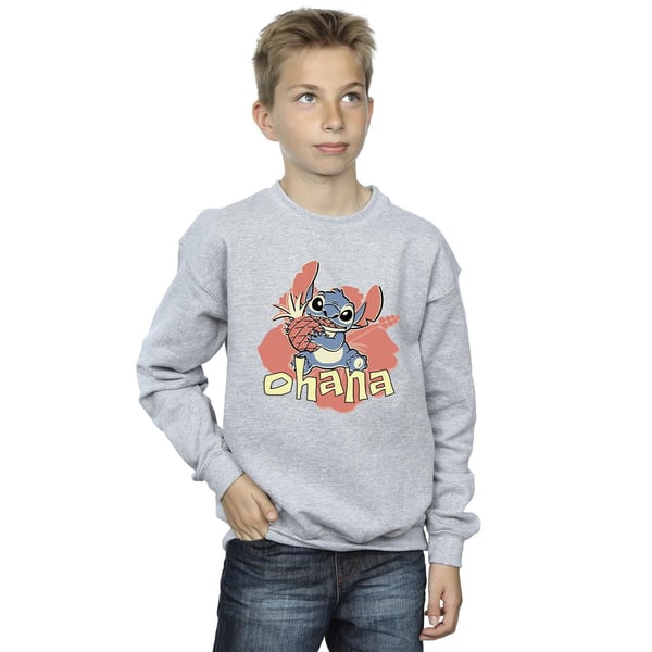 Disney Boys Lilo And Stitch Ohana Pineapple Sweatshirt