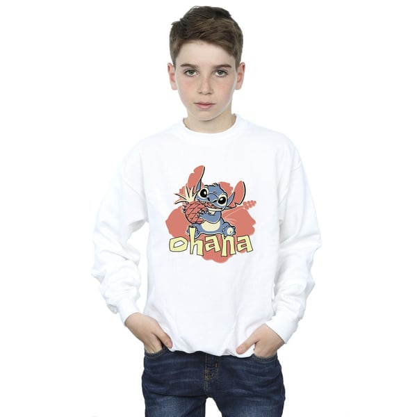 Disney Boys Lilo And Stitch Ohana Pineapple Sweatshirt