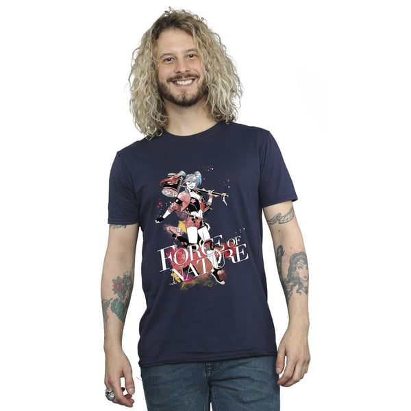 DC Comics Mens Harley Quinn Forces Of Nature T-Shirt