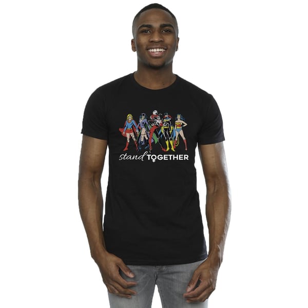 DC Comics Mens Women Of DC Stand Together T-Shirt