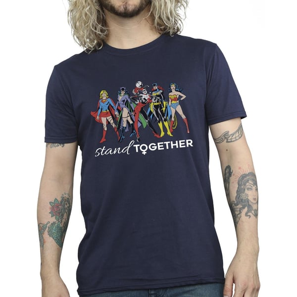 DC Comics Mens Women Of DC Stand Together T-Shirt