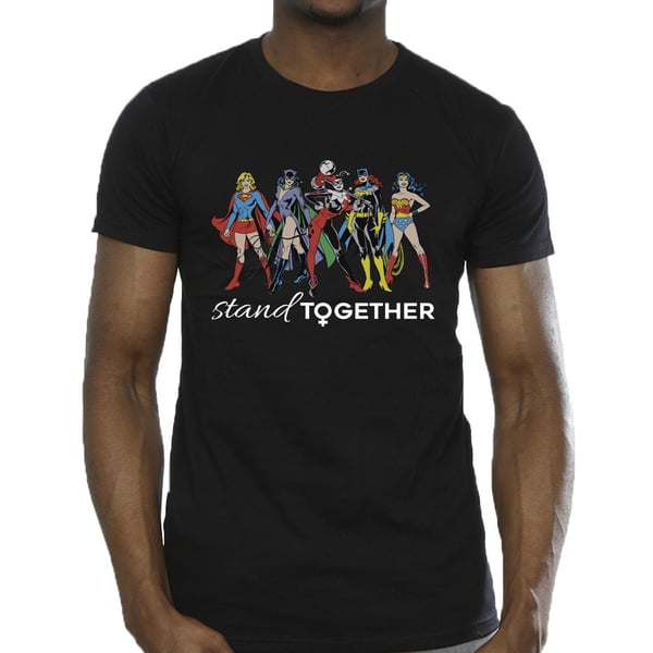 DC Comics Mens Women Of DC Stand Together T-Shirt