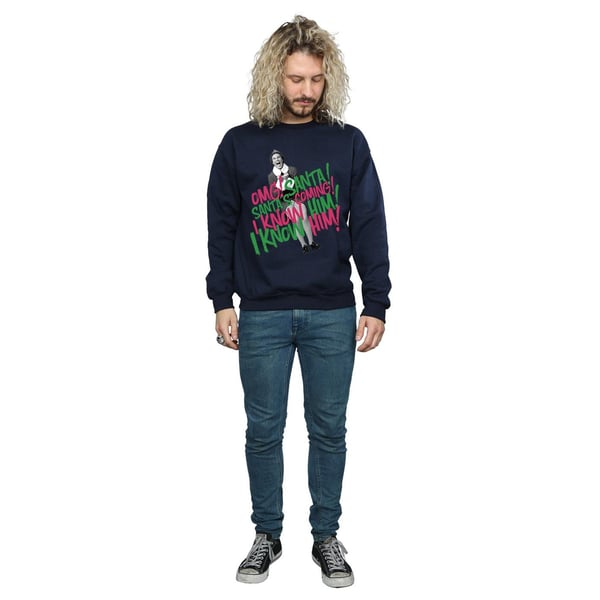 Elf Mens Santa´s Coming Sweatshirt