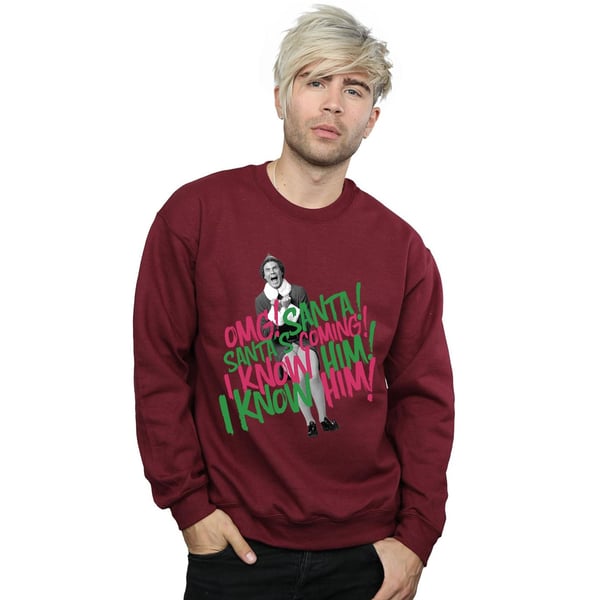 Elf Mens Santa´s Coming Sweatshirt