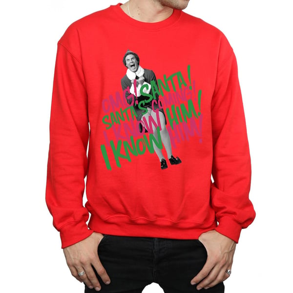 Elf Mens Santa´s Coming Sweatshirt