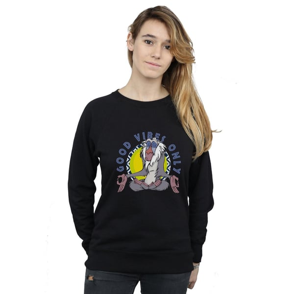 Disney Womens/Ladies The Lion King Rafiki Good Vibes Only Sweatshirt