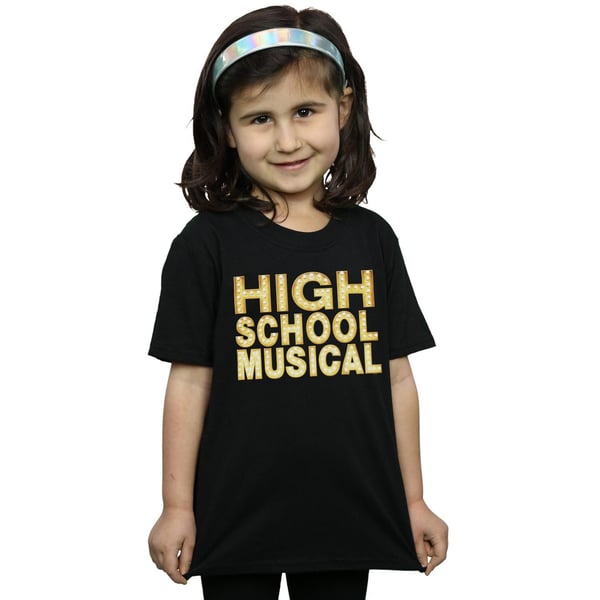 Disney Girls High School Musical The Musical Lights Logo Cotton T-Shirt