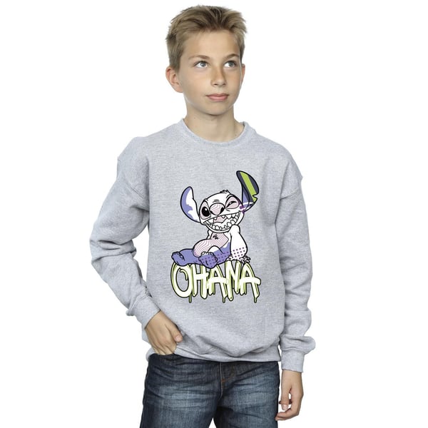 Disney Boys Lilo And Stitch Ohana Graffiti Sweatshirt