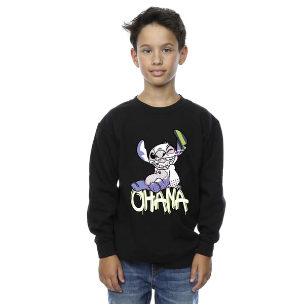 Disney Boys Lilo And Stitch Ohana Graffiti Sweatshirt