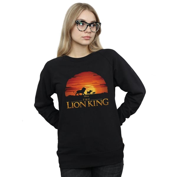 Disney Womens/Ladies The Lion King Movie Sunset Logo Sweatshirt