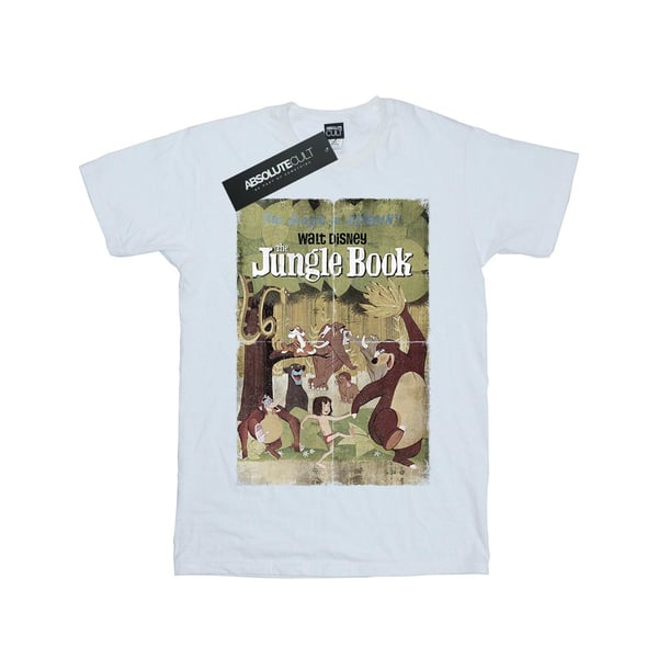 Disney Girls The Jungle Book Retro Poster Cotton T-Shirt