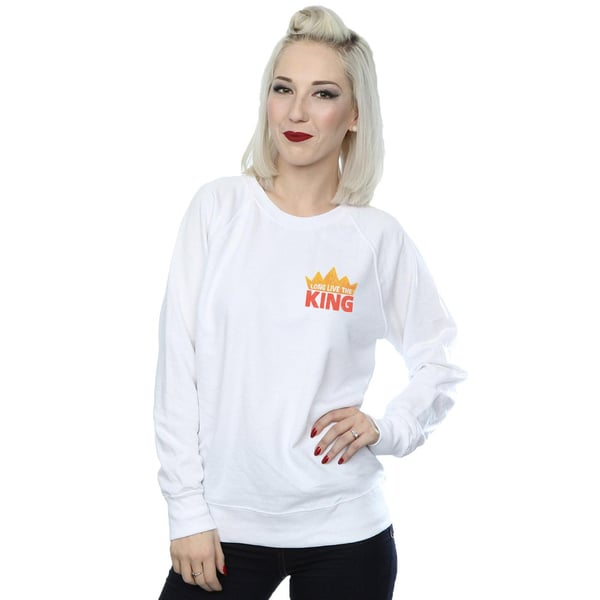 Disney Womens/Ladies The Lion King Movie Long Live Breast Print Sweatshirt