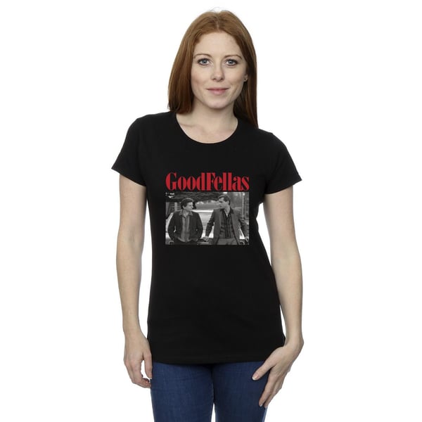 Goodfellas Womens/Ladies Two Black Cotton T-Shirt