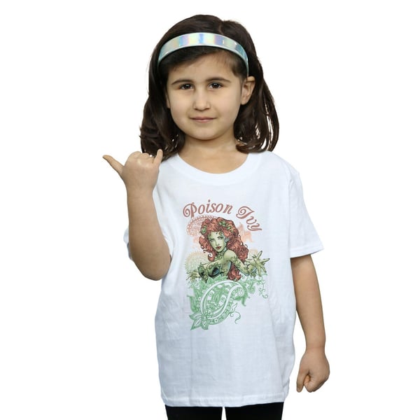 DC Comics Girls Poison Ivy Paisley Cotton T-Shirt
