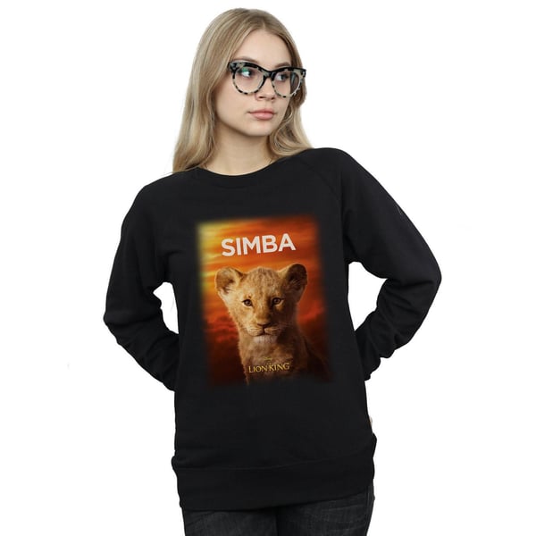 Disney Womens/Ladies The Lion King Movie Baby Simba Poster Sweatshirt