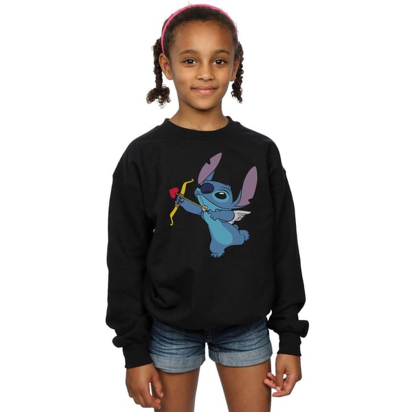 Disney Girls Lilo And Stitch Stitch Cupid Valentines Sweatshirt