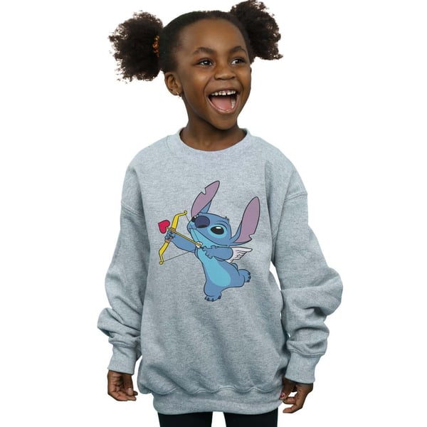 Disney Girls Lilo And Stitch Stitch Cupid Valentines Sweatshirt