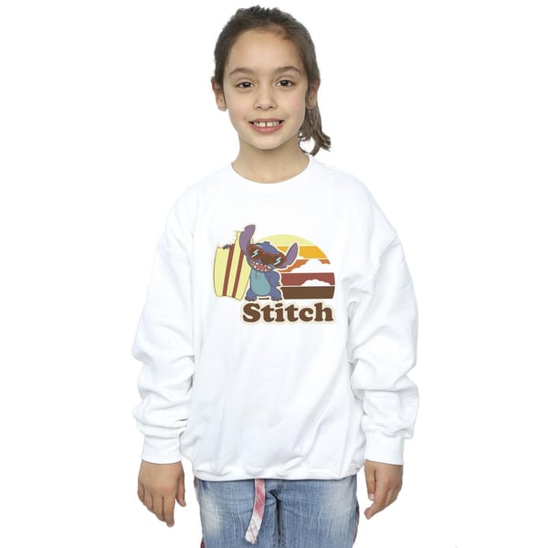 Disney Girls Lilo And Stitch Bitten Surfboard Sweatshirt