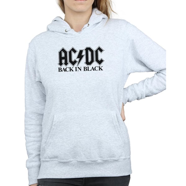 AC/DC Naisten Back in Black -logohuppari