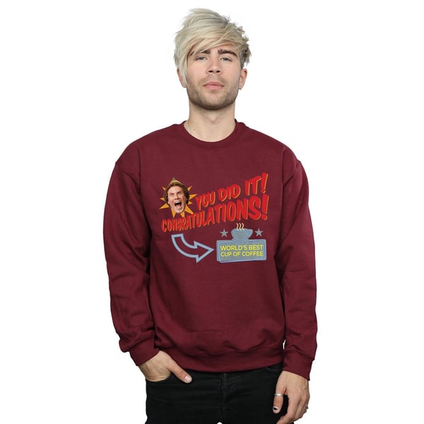 Elf Mens World´s Best Coffee Sweatshirt