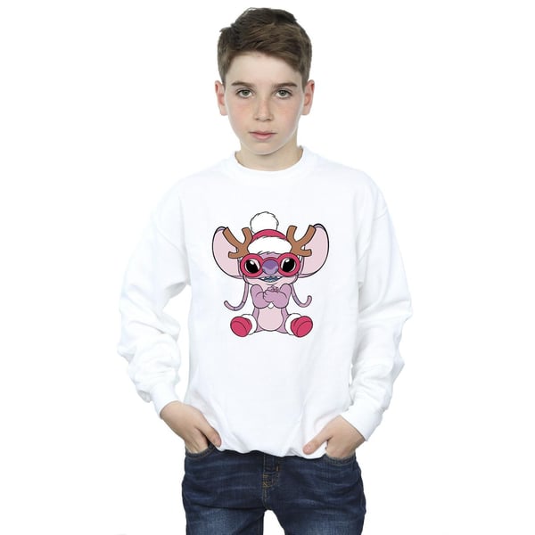 Disney Boys Lilo & Stitch Angel Reindeer Sweatshirt