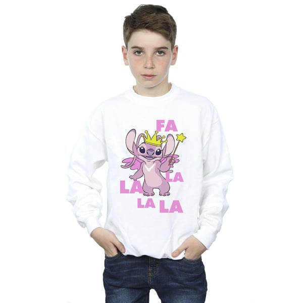 Disney Boys Lilo & Stitch Angel Fa La La Sweatshirt