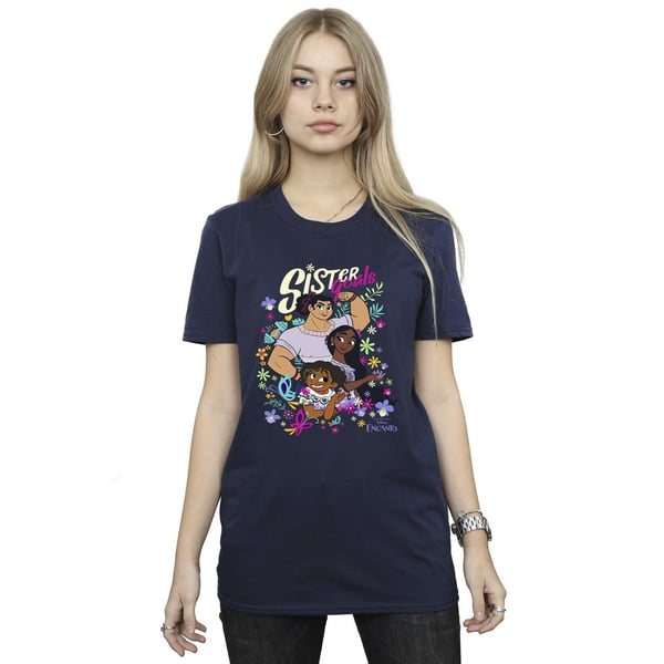 Disney Womens/Ladies Encanto Sister Goals Cotton Boyfriend T-Shirt