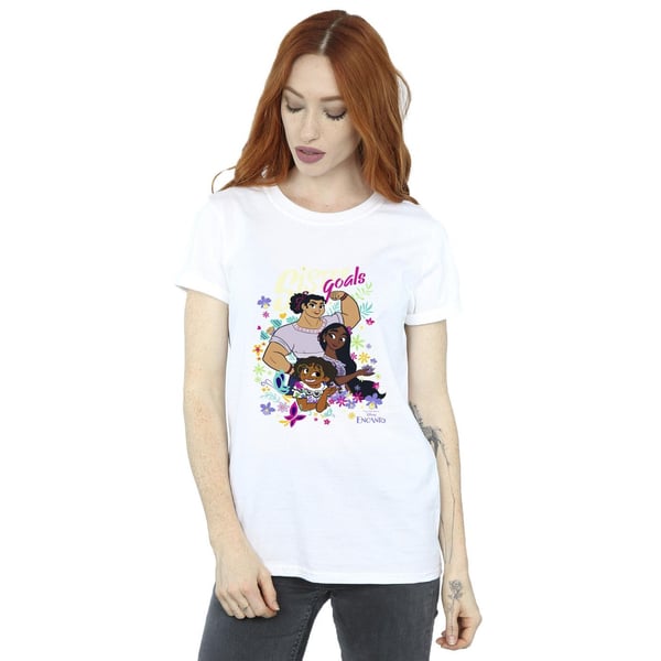 Disney Womens/Ladies Encanto Sister Goals Cotton Boyfriend T-Shirt
