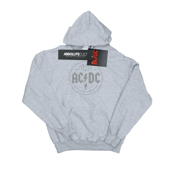 AC/DC Womens/Ladies Rock N Roll Damnation Black Hoodie