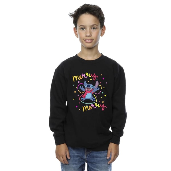 Disney Boys Lilo & Stitch Merry Rainbow Sweatshirt