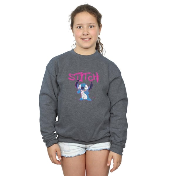 Disney Girls Lilo And Stitch Graffiti Sweatshirt
