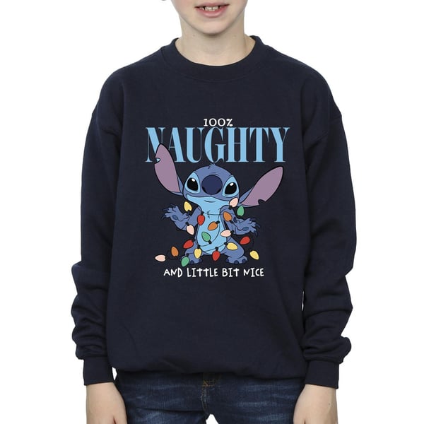 Disney Boys Lilo & Stitch Naughty & Nice Sweatshirt