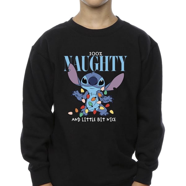 Disney Boys Lilo & Stitch Naughty & Nice Sweatshirt