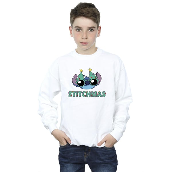 Disney Boys Lilo & Stitch Stitchmas Glasses Sweatshirt