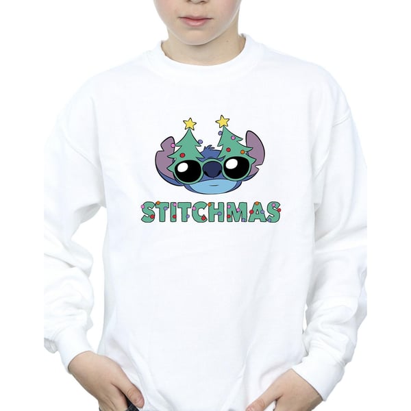 Disney Boys Lilo & Stitch Stitchmas Glasses Sweatshirt