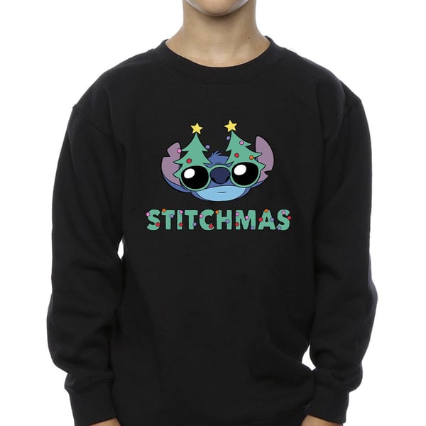 Disney Boys Lilo & Stitch Stitchmas Glasses Sweatshirt
