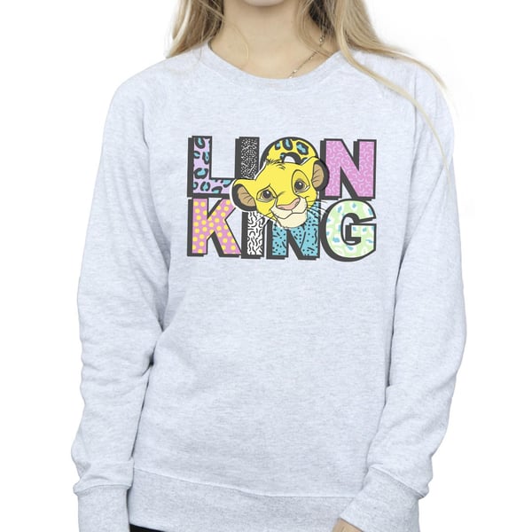 Disney Womens/Ladies The Lion King Pattern Logo Sweatshirt