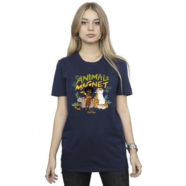 Disney Womens/Ladies Encanto Animal Magnet Cotton Boyfriend T-Shirt