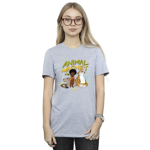 Disney Womens/Ladies Encanto Animal Magnet Cotton Boyfriend T-Shirt