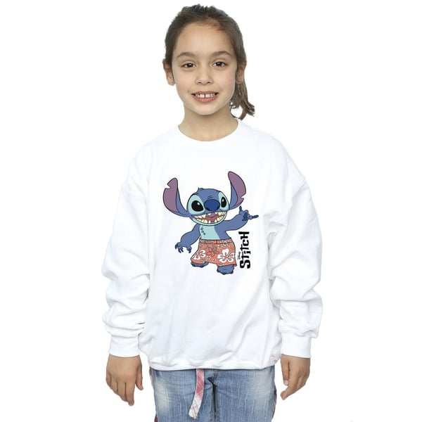 Disney Girls Lilo & Stitch Bermuda Shorts Sweatshirt