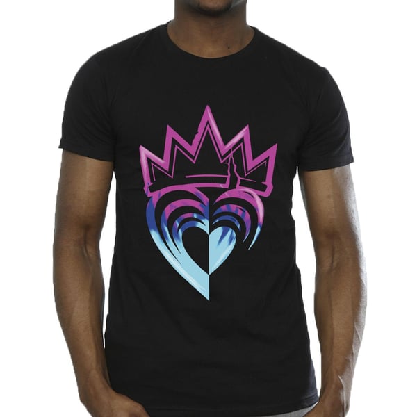 Disney Mens Descendants Pink Crown T-Shirt