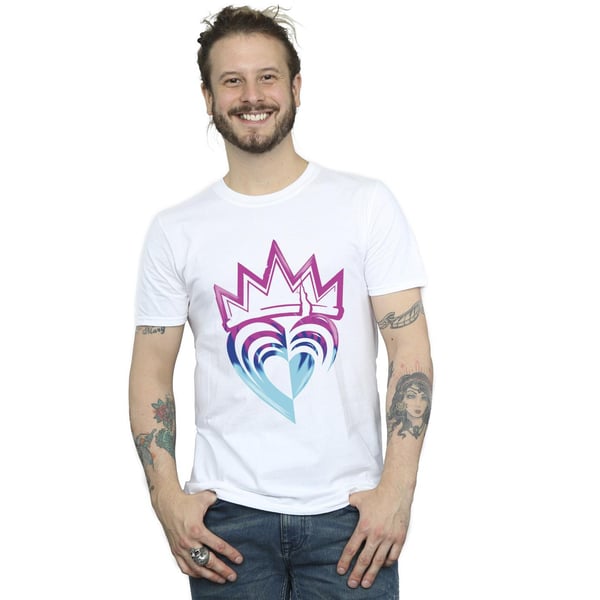 Disney Mens Descendants Pink Crown T-Shirt