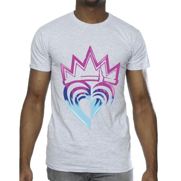 Disney Mens Descendants Pink Crown T-Shirt