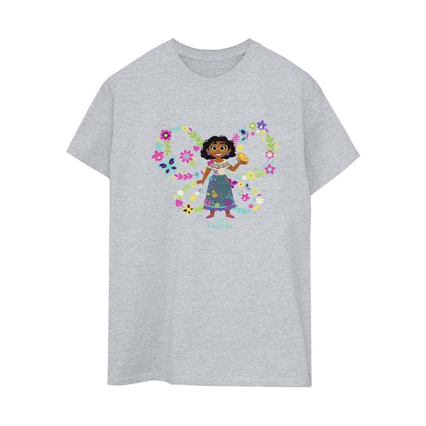 Disney Womens/Ladies Encanto Mirabel Butterfly Cotton Boyfriend T-Shirt