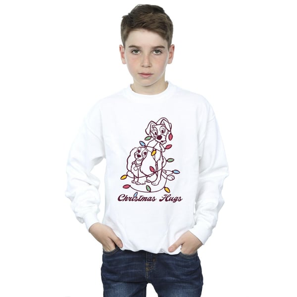Disney Boys Lady And The Trump Christmas Hugs Sweatshirt
