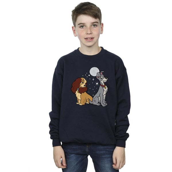 Disney Boys Lady And The Tramp Moon Sweatshirt